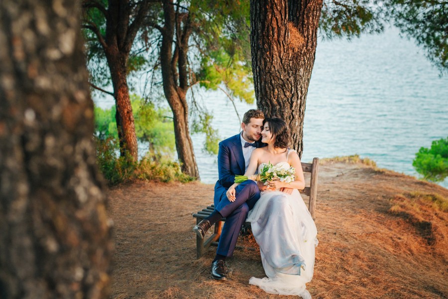 Φωτογραφίες γάμου - Θέμης και Όλγα στην Χαλκιδική 