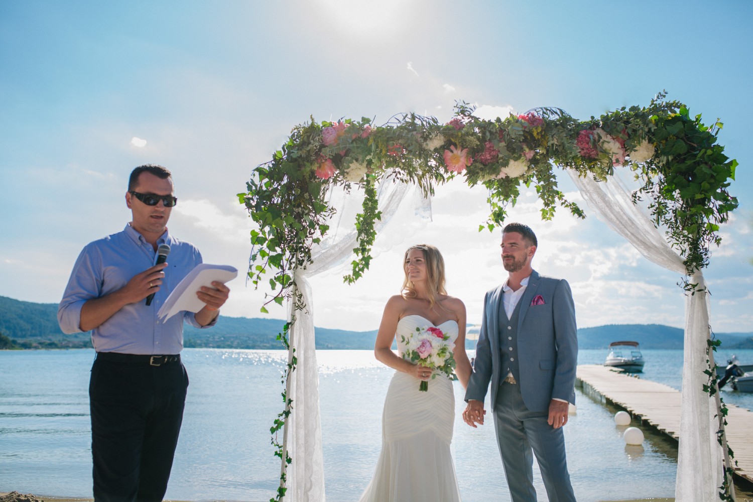 Φωτογραφίες γάμου - Matt & Jade στην Χαλκιδική 