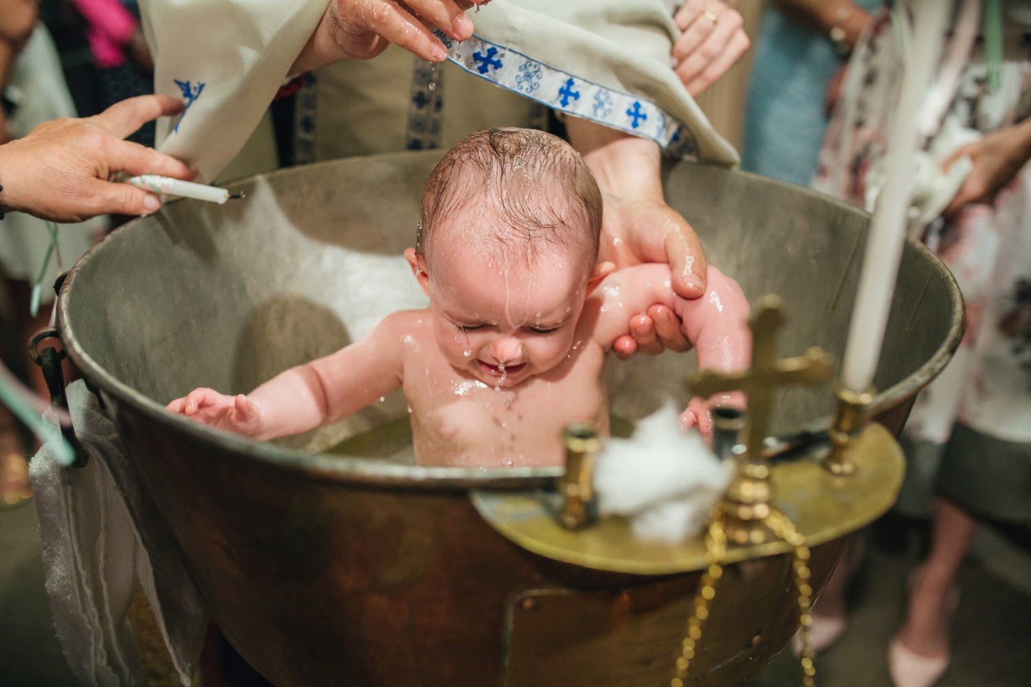 Φωτογραφίες από την βάπτιση της Ανδριάνας  