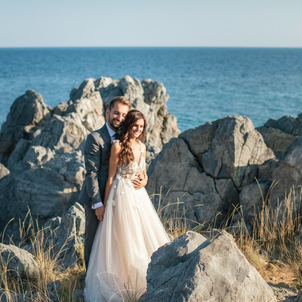 Φωτογράφιση γάμου στο Blue Carpet Χαλκιδικής